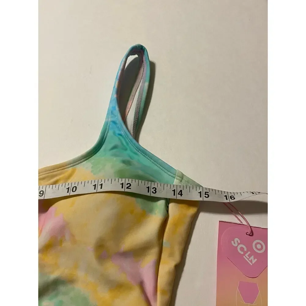 Stoney Clover Lane Women’s Pastel Tie Dyed One-Piece Swimsuit Size Small (4/6)